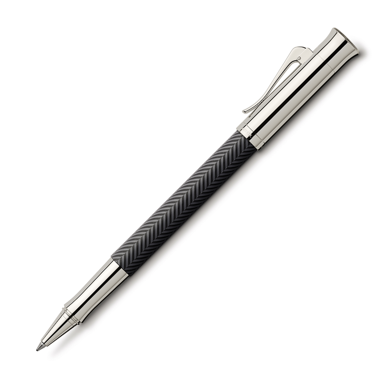 Graf von Faber-Castell Tintenroller Guilloche Cisele Anthrazit