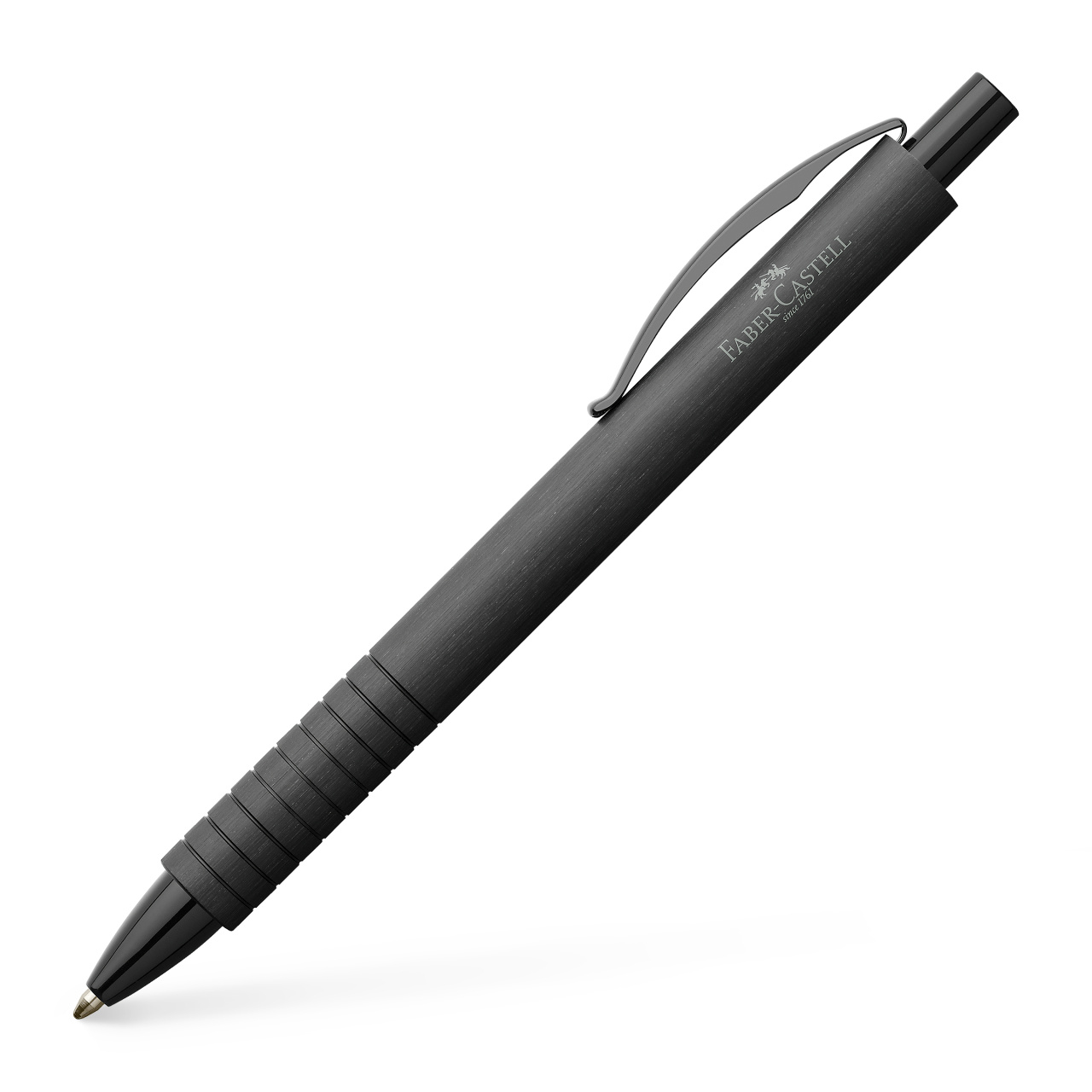 Faber-Castell Kugelschreiber Essentio Aluminium Schwarz