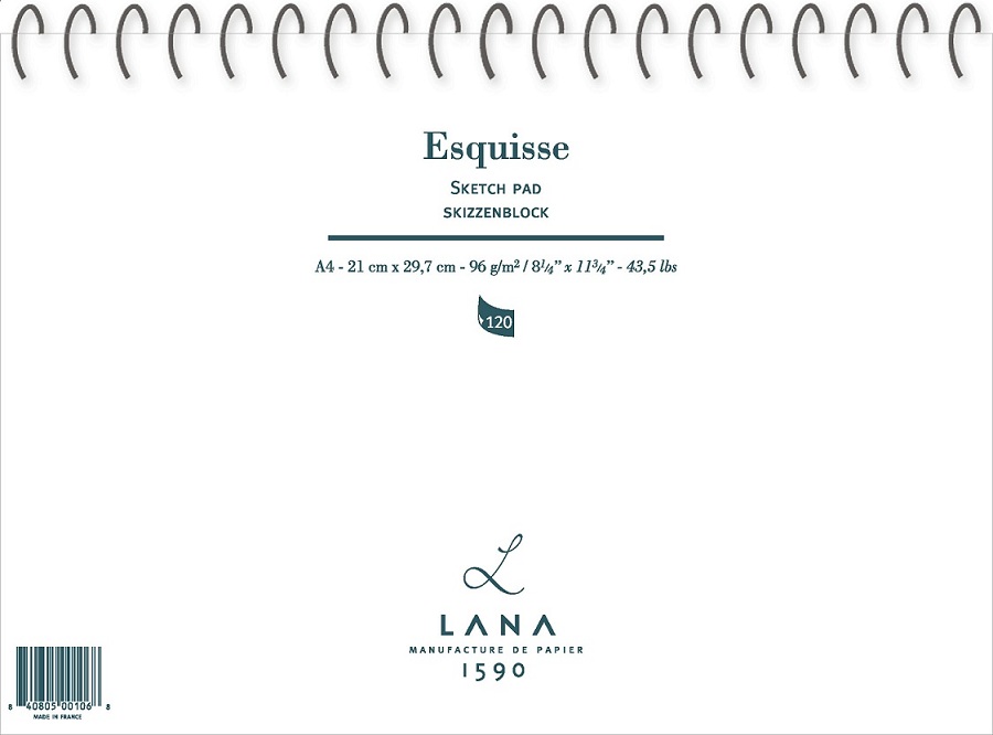 Hahnemühle Skizzenblock Lana Esquisse DIN A4