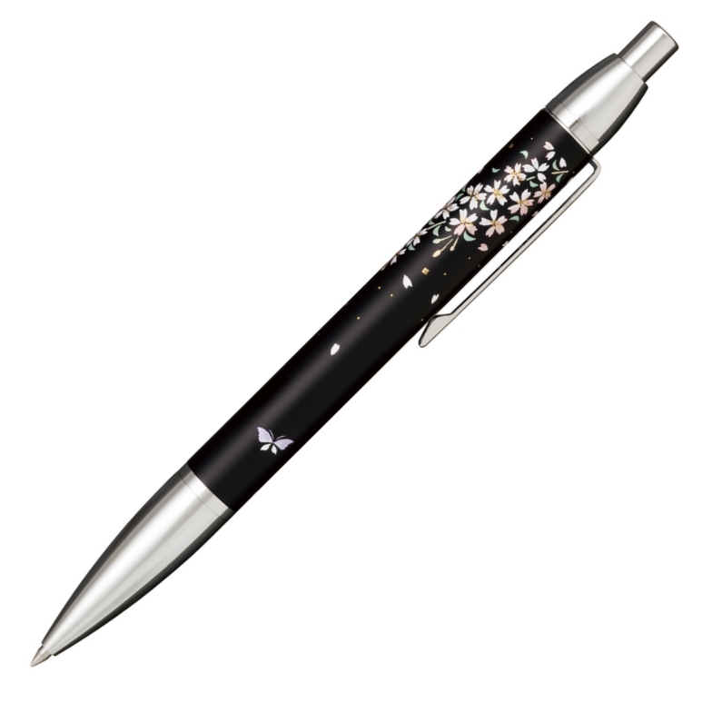 Sailor Kugelschreiber Yuubi Maki-e Sakura Ni Chou Schwarz