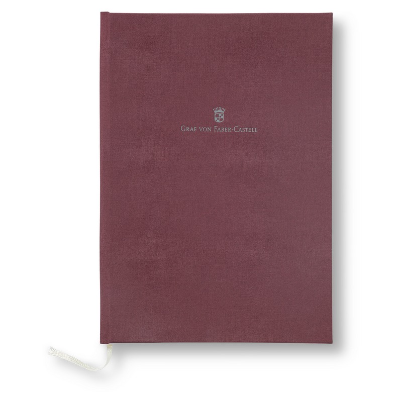 Graf von Faber-Castell Notizbuch A5 Blanko Dark Bordeaux