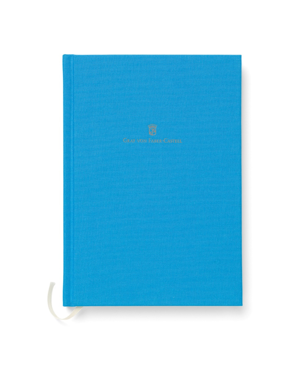 Graf von Faber-Castell Notizbuch A5 blanko Gulf Blue