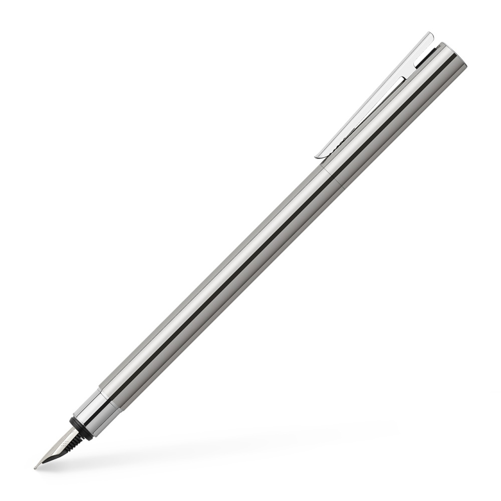 Faber-Castell Füllfederhalter Neo Slim Edelstahl glänzend B