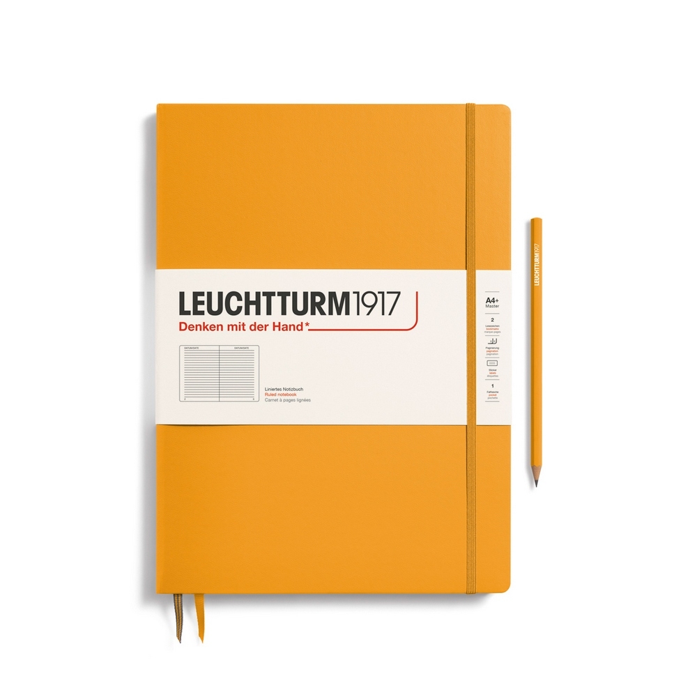 Leuchtturm1917 Notizbuch Master Slim (A4+) Hardcover Rising Sun Liniert