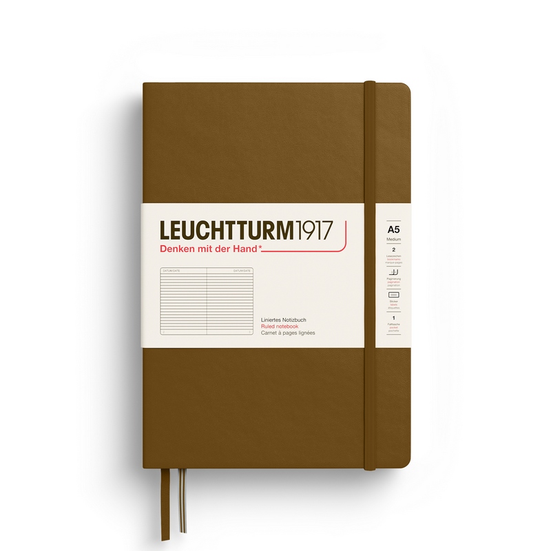 Leuchtturm1917 Notizbuch Medium Hardcover A5 Spice Brown liniert