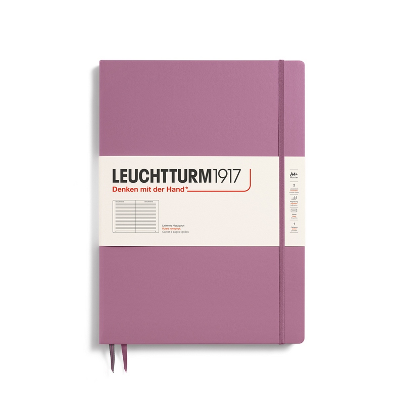 Leuchtturm1917 Notizbuch Master Slim (A4+) Hardcover Dusty Rose Liniert