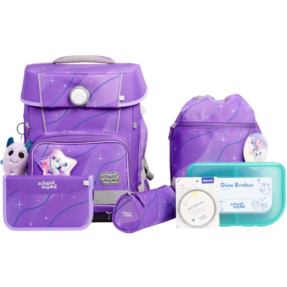 school mood Schulranzenset Champion Maxx Pro Marie - Pegasus 7 tlg.