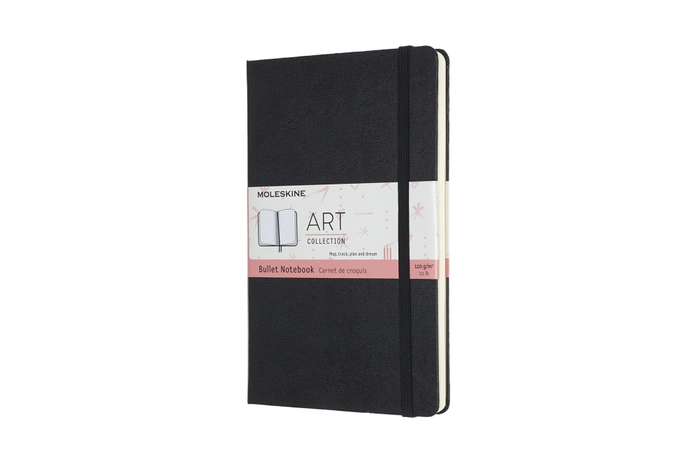 Moleskine Bullet Notebook Art Kollektion Large Hardcover Schwarz