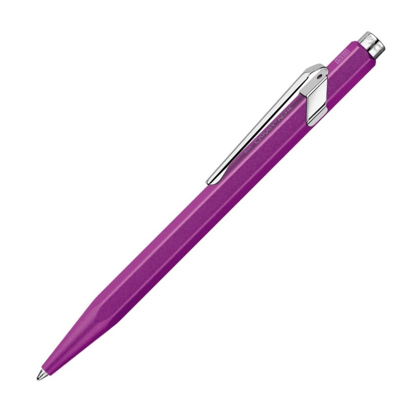 Caran d'Ache Kugelschreiber 849 Colormat-X violett mit Slimpack