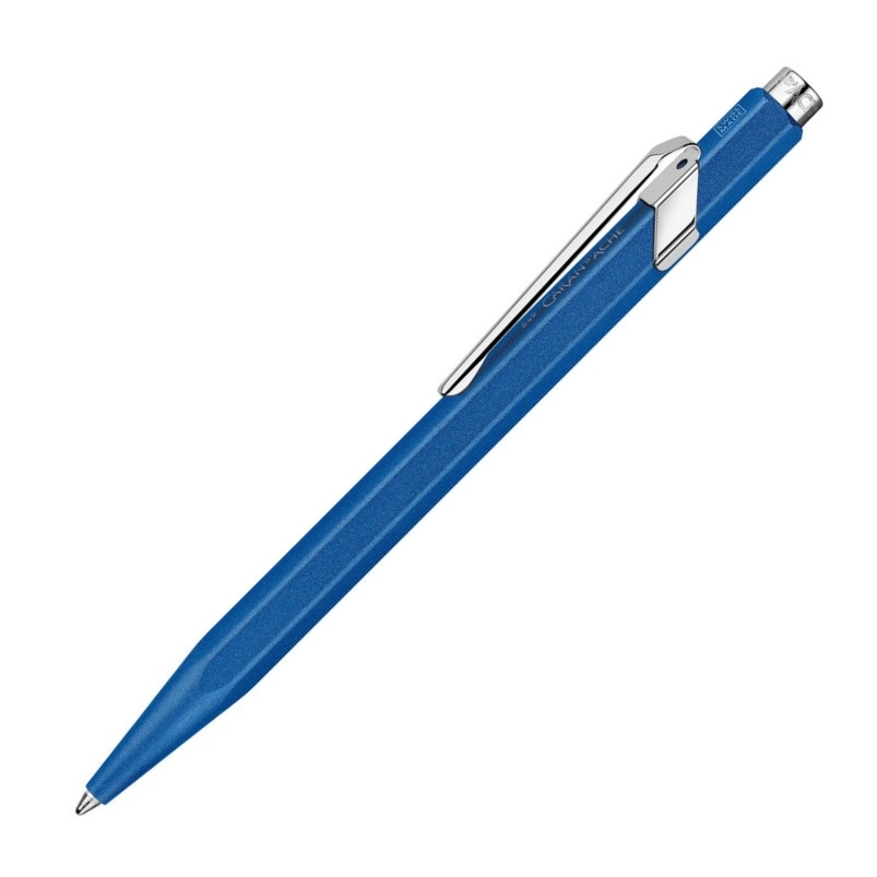 Caran d'Ache Kugelschreiber 849 Colormat-X blau mit Slimpack