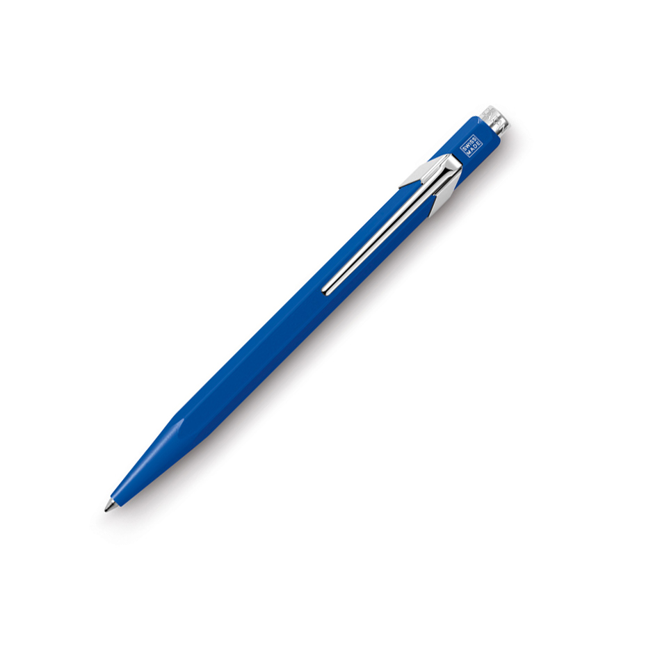 Caran d'Ache Kugelschreiber Stylo Metall blau