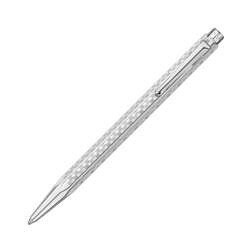 Caran d'Ache Kugelschreiber Ecridor Damier Silbergrau
