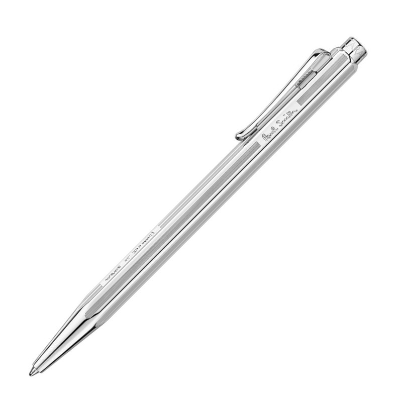 Caran d'Ache Kugelschreiber Set Ecridor Paul Smith Silbergrau