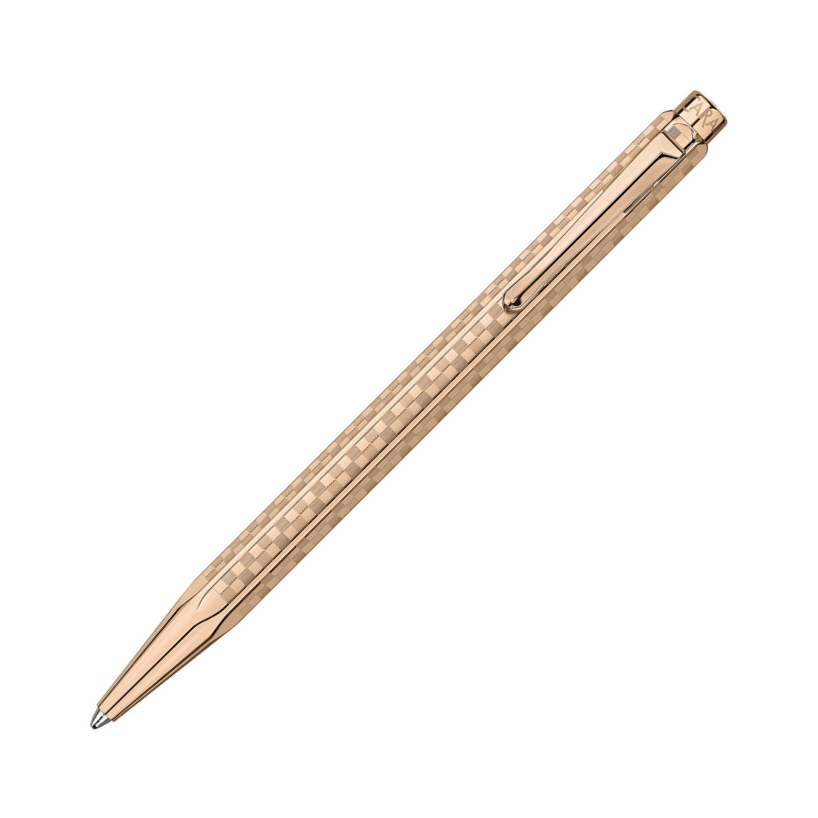 Caran d'Ache Kugelschreiber Ecridor Damier Roségold