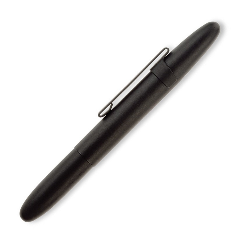 Fisher Kugelschreiber Bullet Space Pen matt schwarz mit Clip