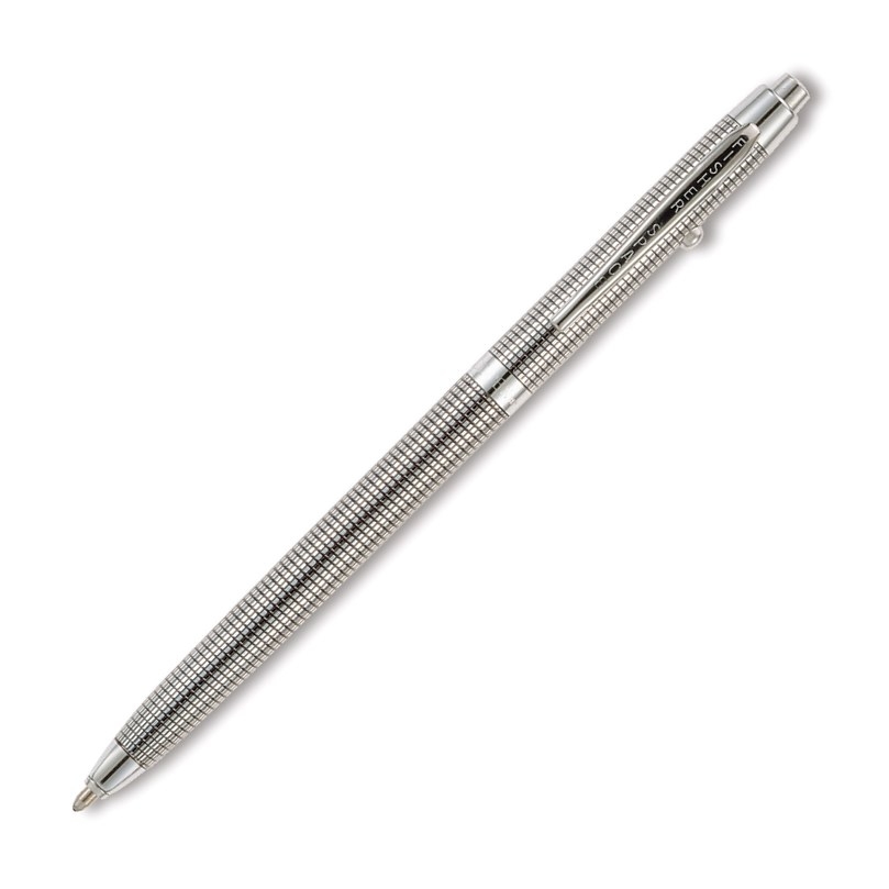 Fisher Kugelschreiber Shuttle Pen Karo-Design schwarz