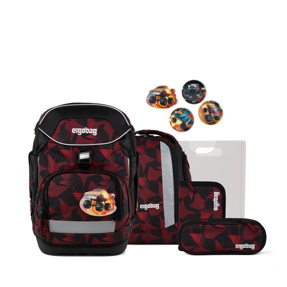 ergobag pack Schulranzen Set UnaufhaltBär 6tlg.