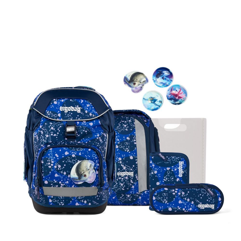 ergobag pack Schulranzen Set OzeanBärwohner 6tlg.