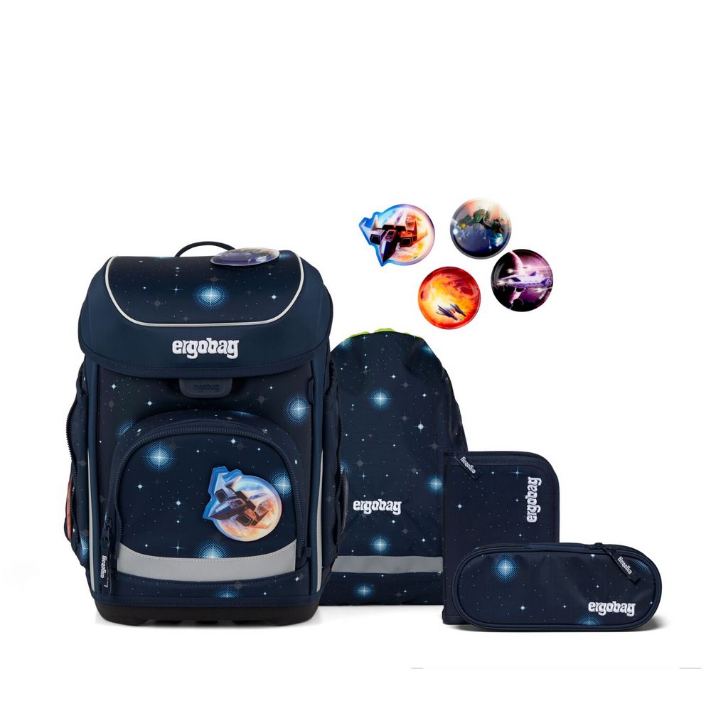ergobag cubo Schulranzen Set KoBärnikus 5tlg. - Reflex Edition