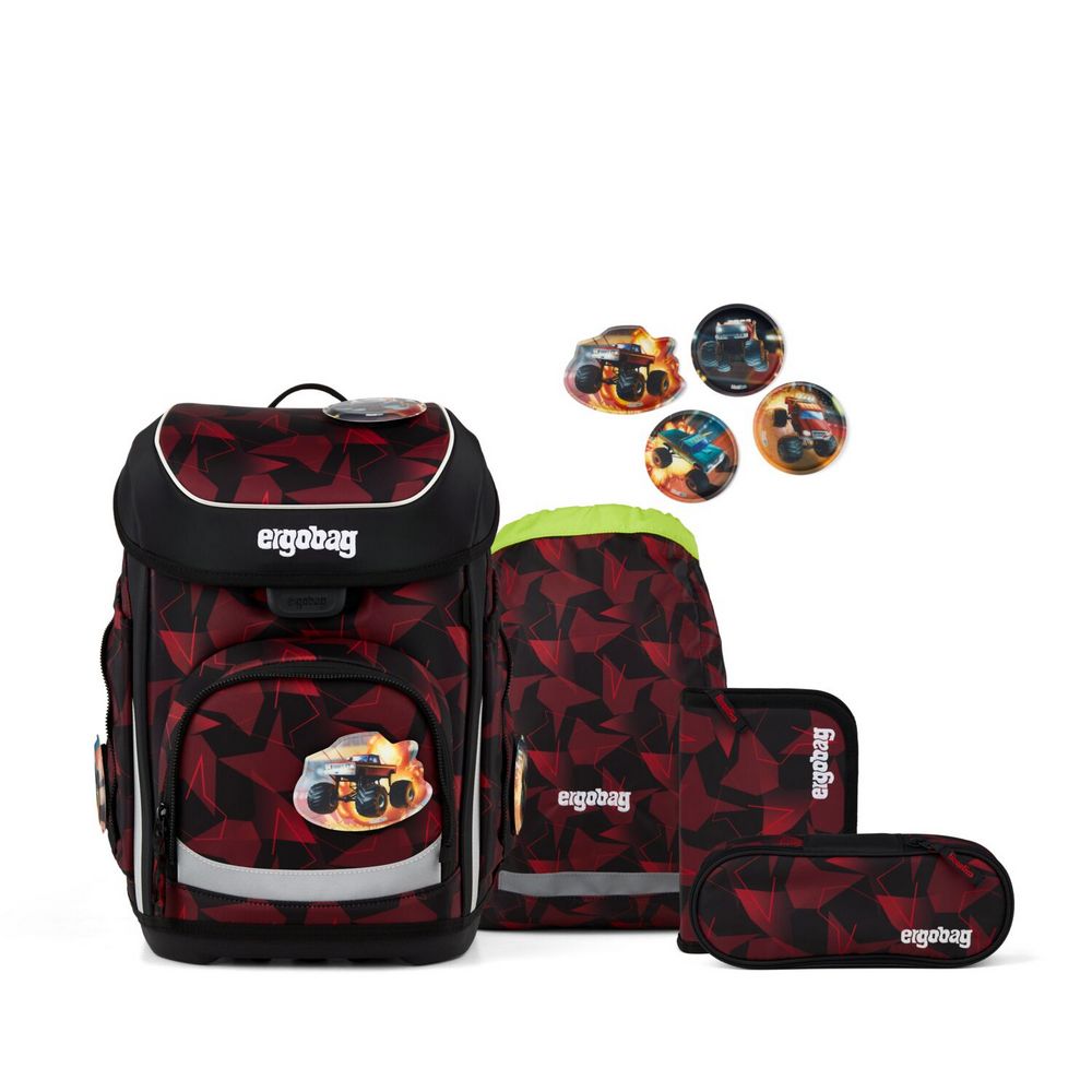 ergobag cubo Schulranzen Set UnaufhaltBär 5tlg.