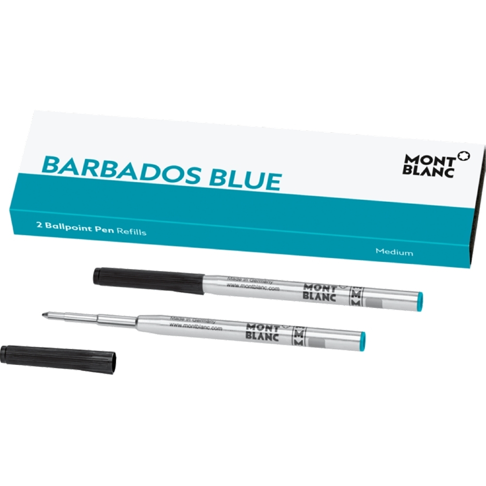 Montblanc Kugelschreibermine Barbados Blue M 2 St./Pack