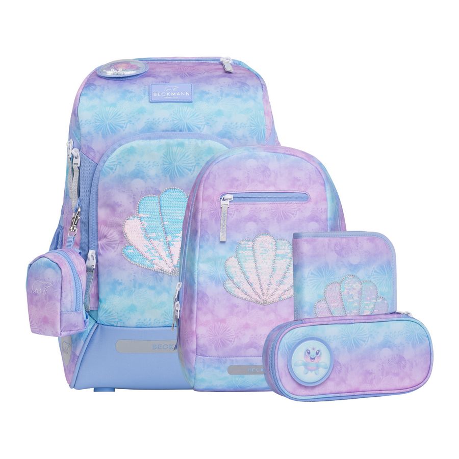 Beckmann Schulranzen-Set Active Air FLX Seashell 6tlg.