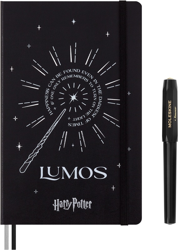 Moleskine X Kaweco Tintenroller Wizarding World Harry Potter Bundle mit Notizbuch im Set - Limited Edition