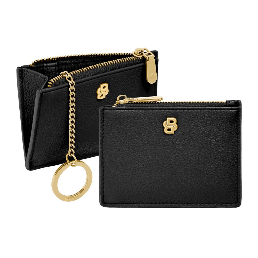 BOSS Kartenetui Signature Lady 3cc Schwarz