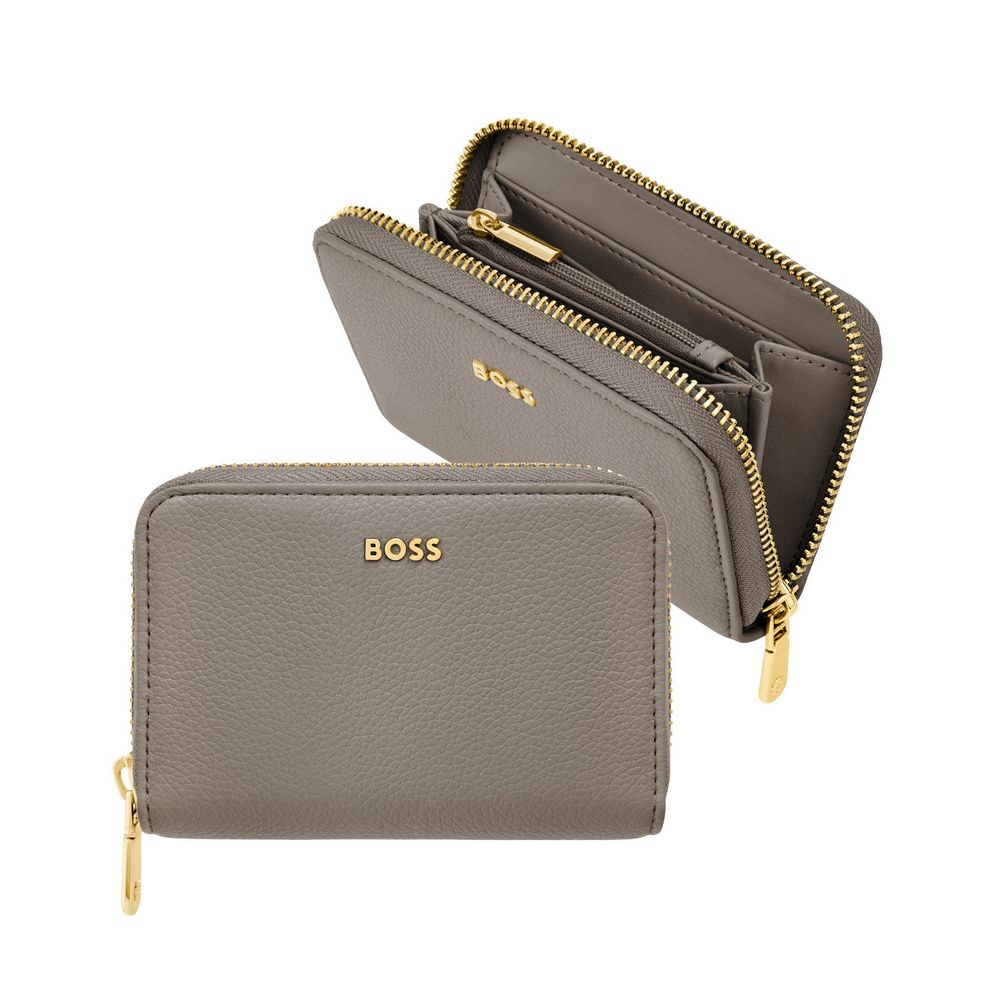 BOSS Brieftasche Signature Lady 4cc Taupe