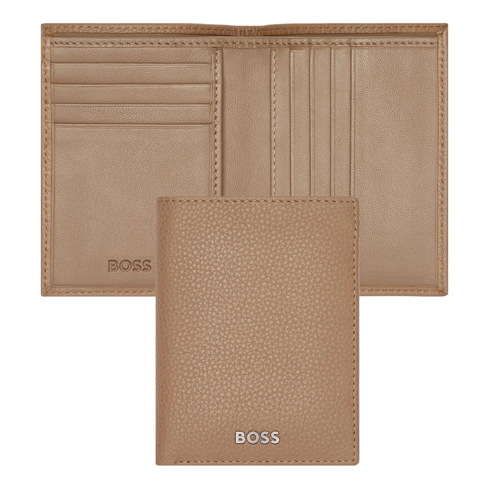 BOSS Kartenetui Classic Grained 8cc Camel