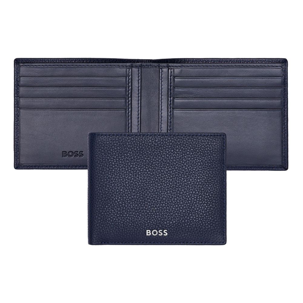 BOSS Brieftasche Classic Grained 8cc Navy