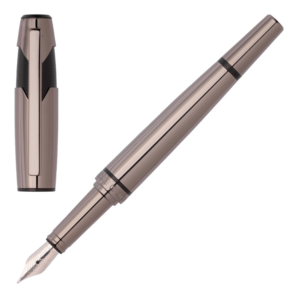 Hugo Boss Füllfederhalter Chevron Gun M