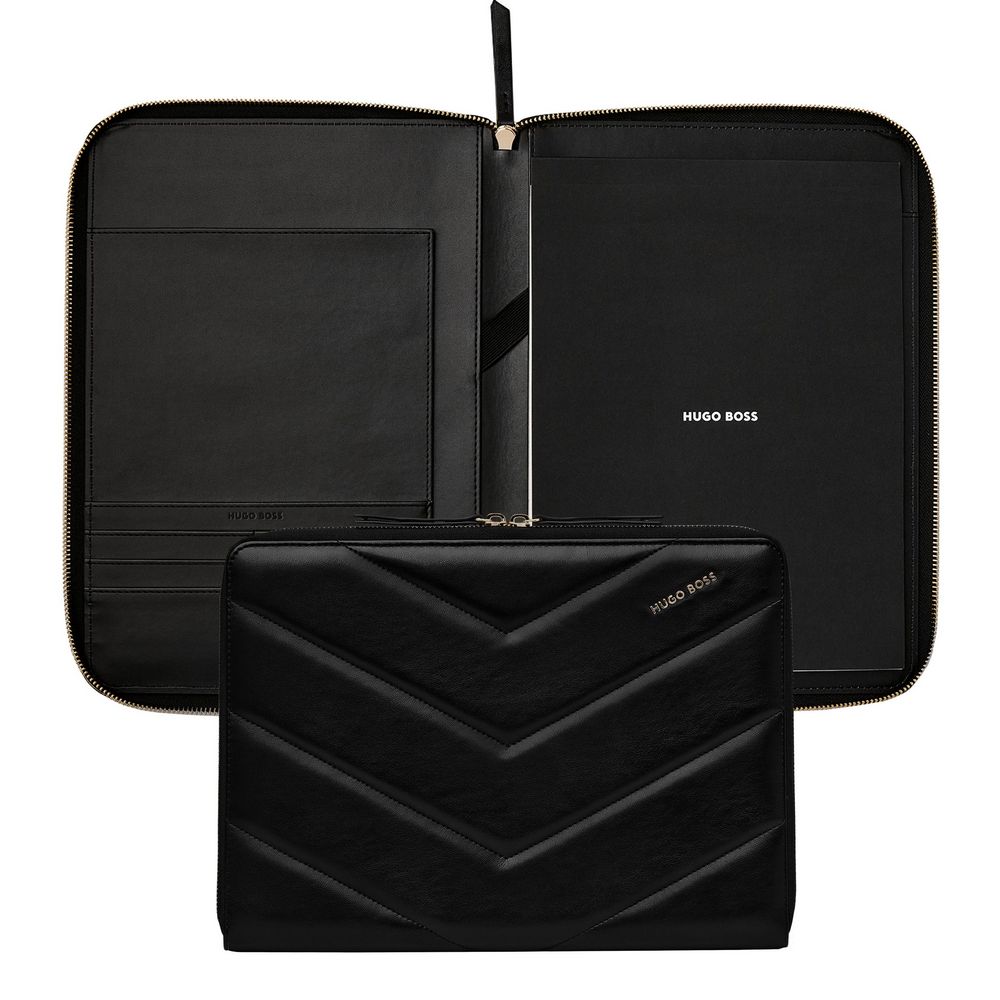 Hugo Boss Schreibmappe Triga A4 Schwarz