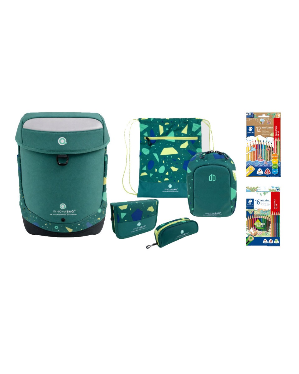 Innovabag Schulranzen Set Limo Verde 8tlg.