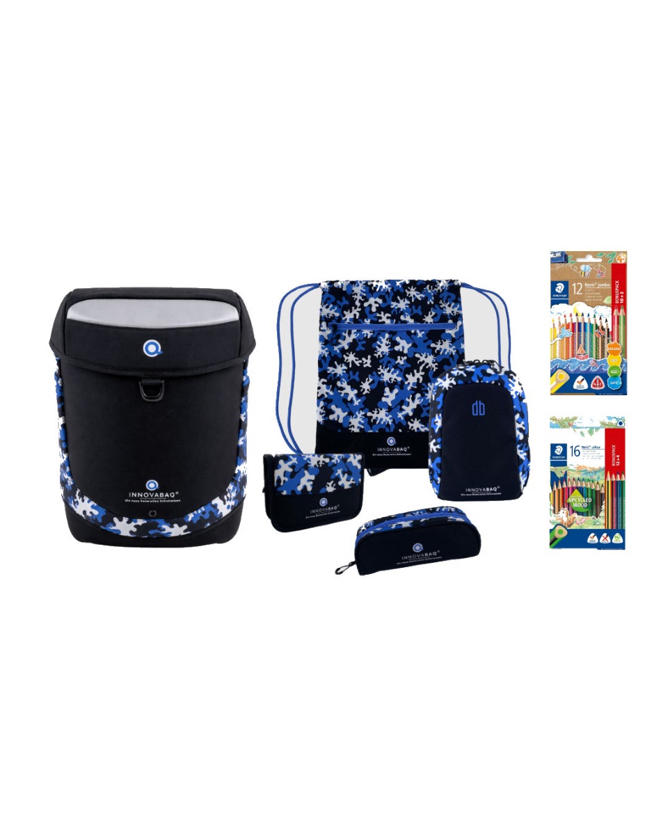 Innovabag Schulranzen Set Nero Blue 8tlg.