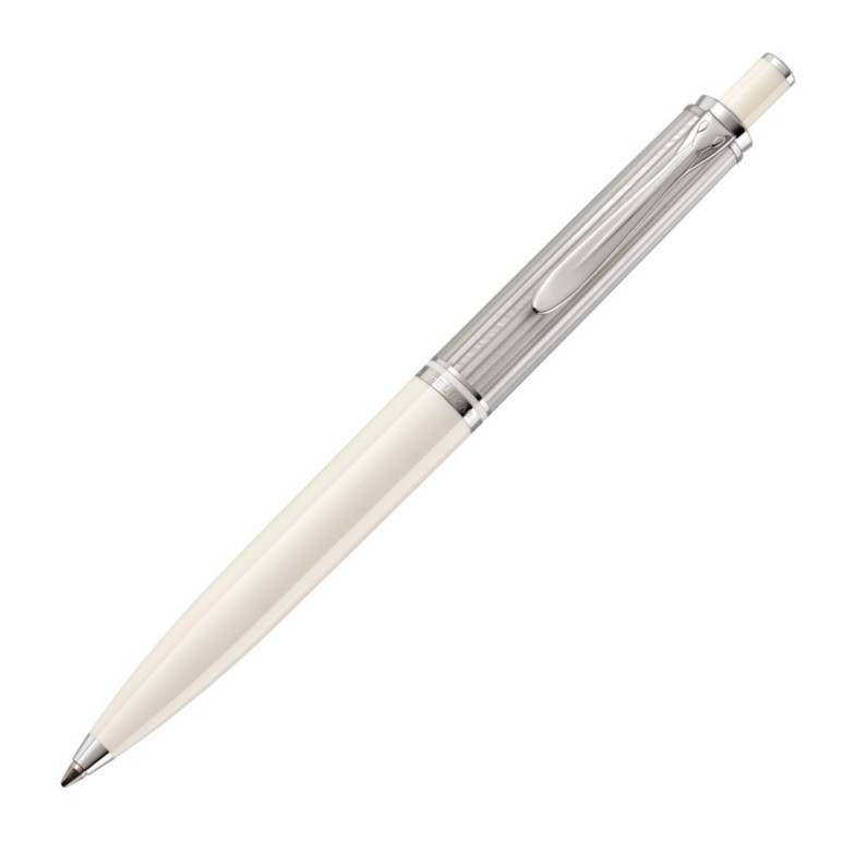 Pelikan Kugelschreiber Souverän K405 Silber-Weiß