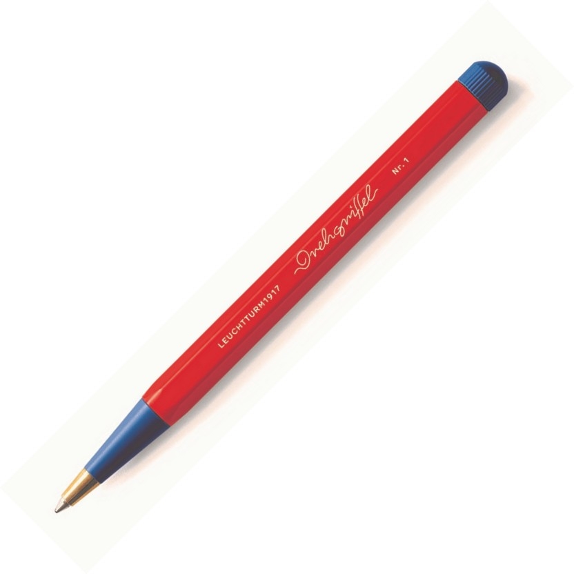 Leuchtturm1917 Kugelschreiber Drehgriffel Bauhaus Edition Rot/Königsblau