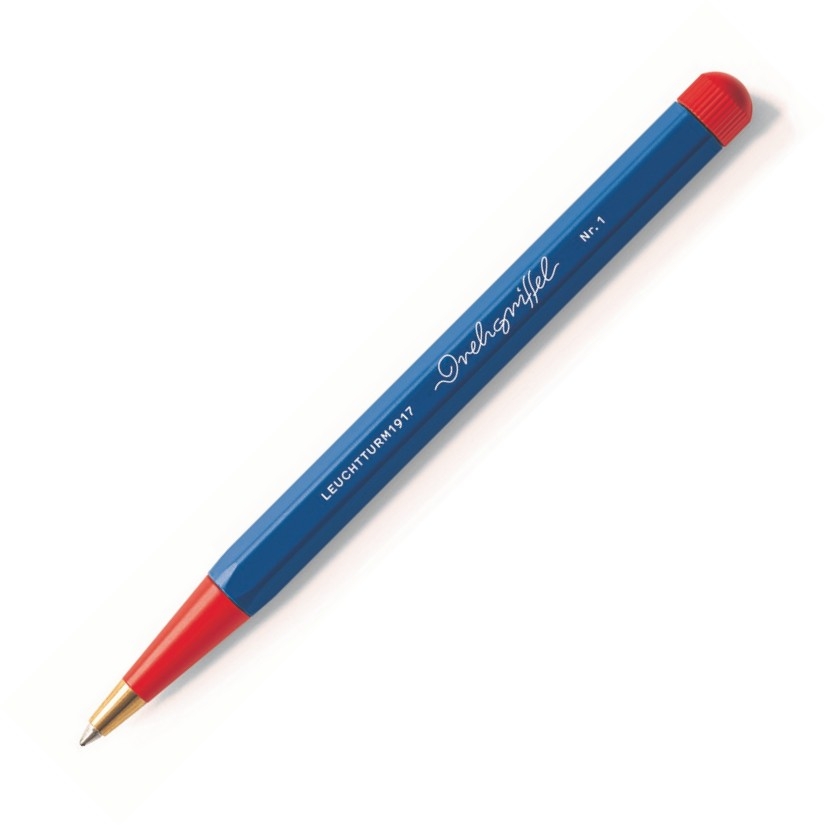 Leuchtturm1917 Kugelschreiber Drehgriffel Bauhaus Edition Königsblau/Rot