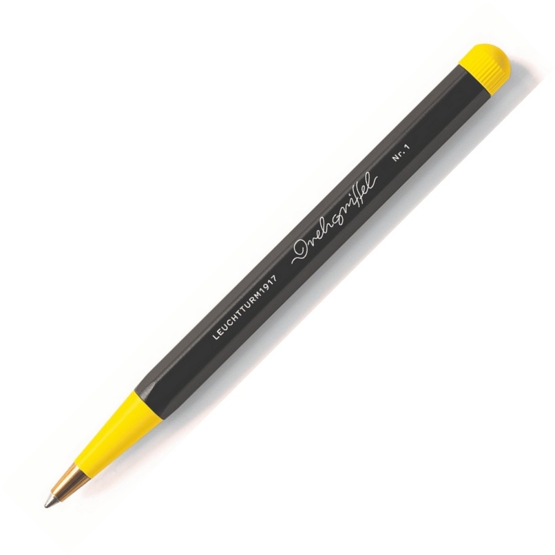 Leuchtturm1917 Kugelschreiber Drehgriffel Bauhaus Edition Schwarz/Zitrone