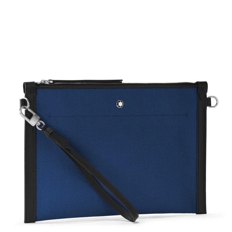 Montblanc Blue Spirit Clutch Blue