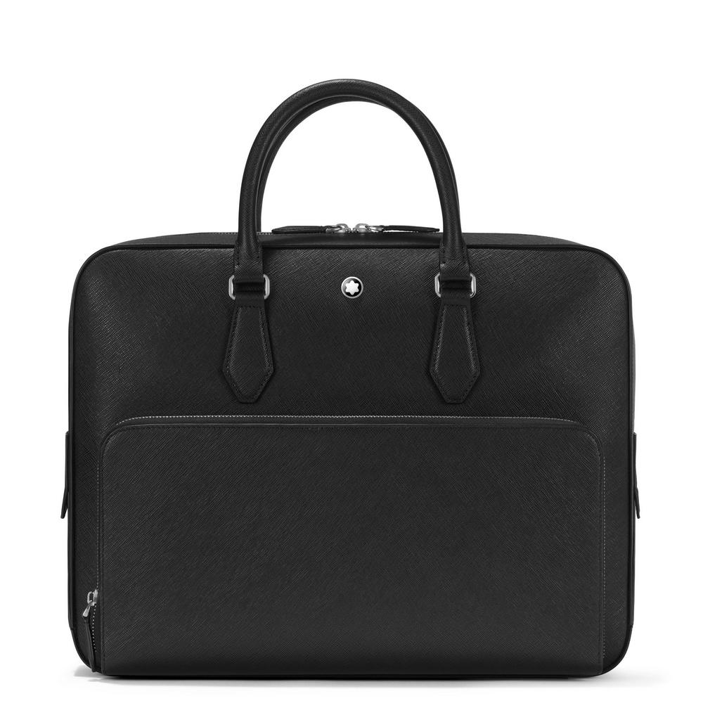 Montblanc Sartorial Dokumententasche Mittelgroß Schwarz