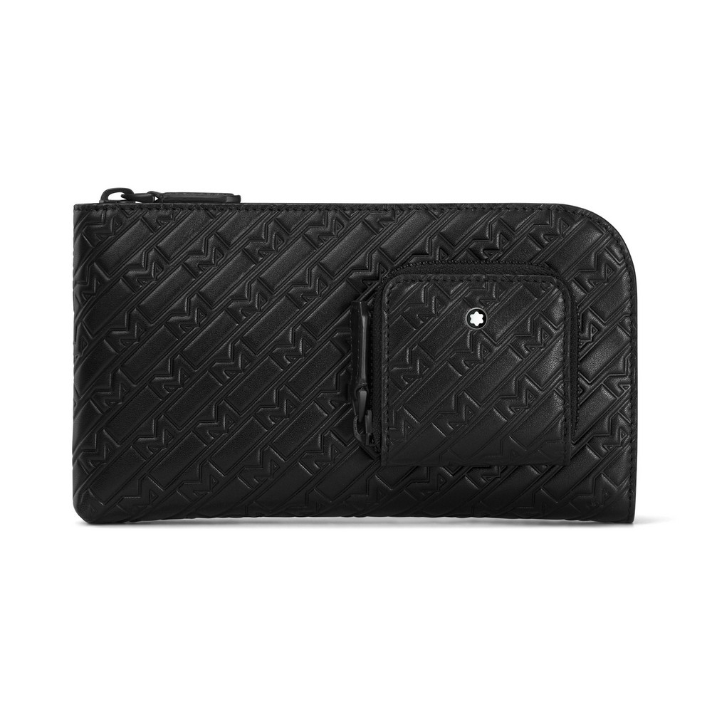 Montblanc M_Gram 4810 Brieftasche 6cc mit Fach Schwarz