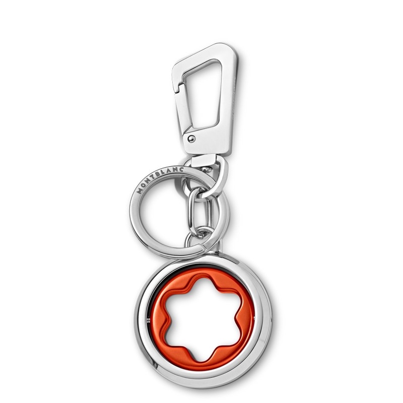 Montblanc Meisterstück Spinning Emblem Schlüsselanhänger orange