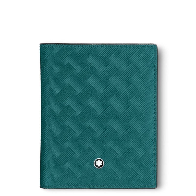 Montblanc Extreme 3.0 Brieftasche Kompakt 6cc Fern Blue