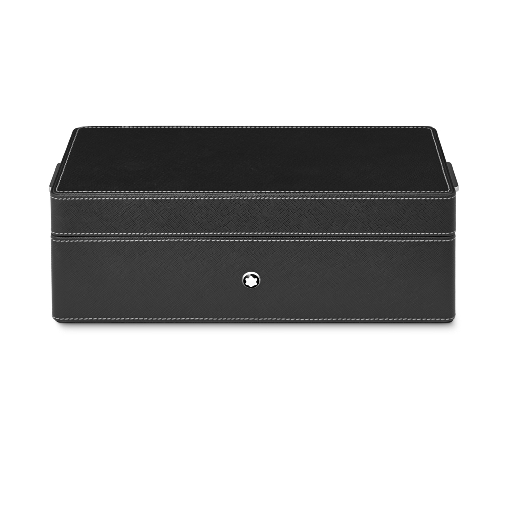 Montblanc Schreibtischbox für drei Schreibgeräte Schwarz