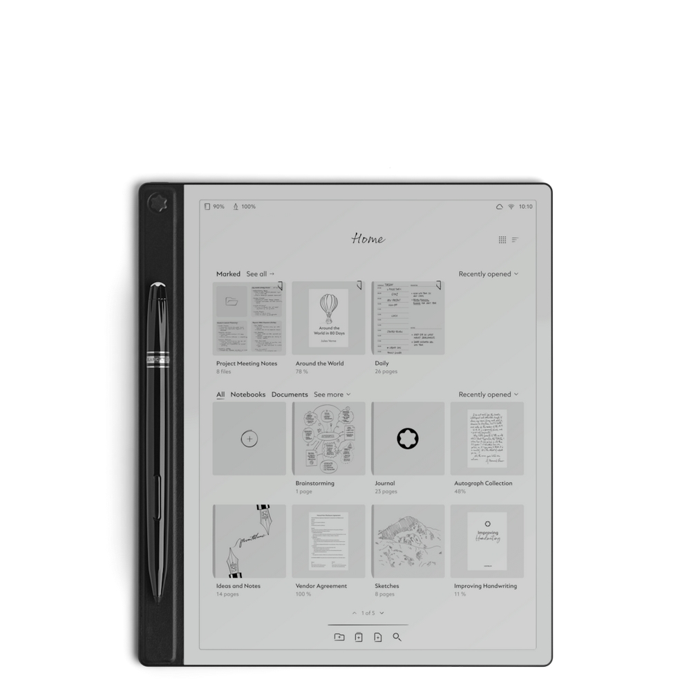 Montblanc Digital Paper und Pen Mystery Black