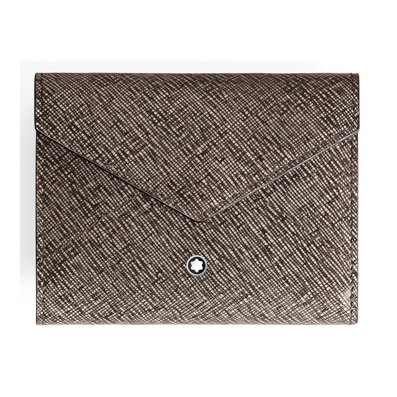 Montblanc Sartorial Brieftasche Trio 6cc Gravel/Brick Red