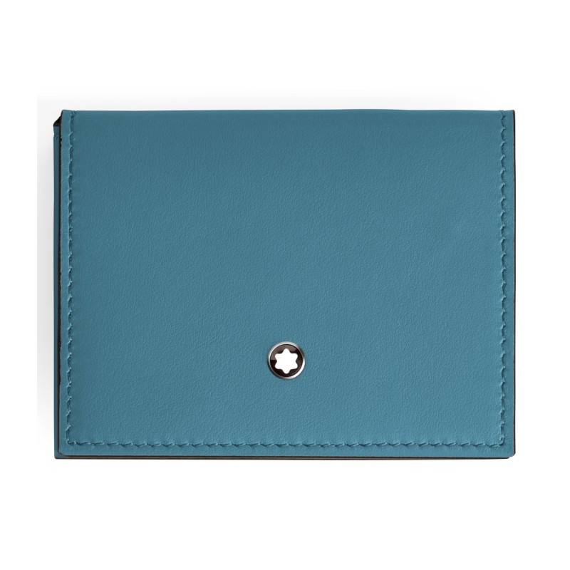 Montblanc Soft Kartenetui Trio 4cc Smoky Blue