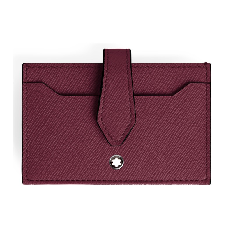 Montblanc Sartorial Kartenetui mit Lasche 5cc Cassis