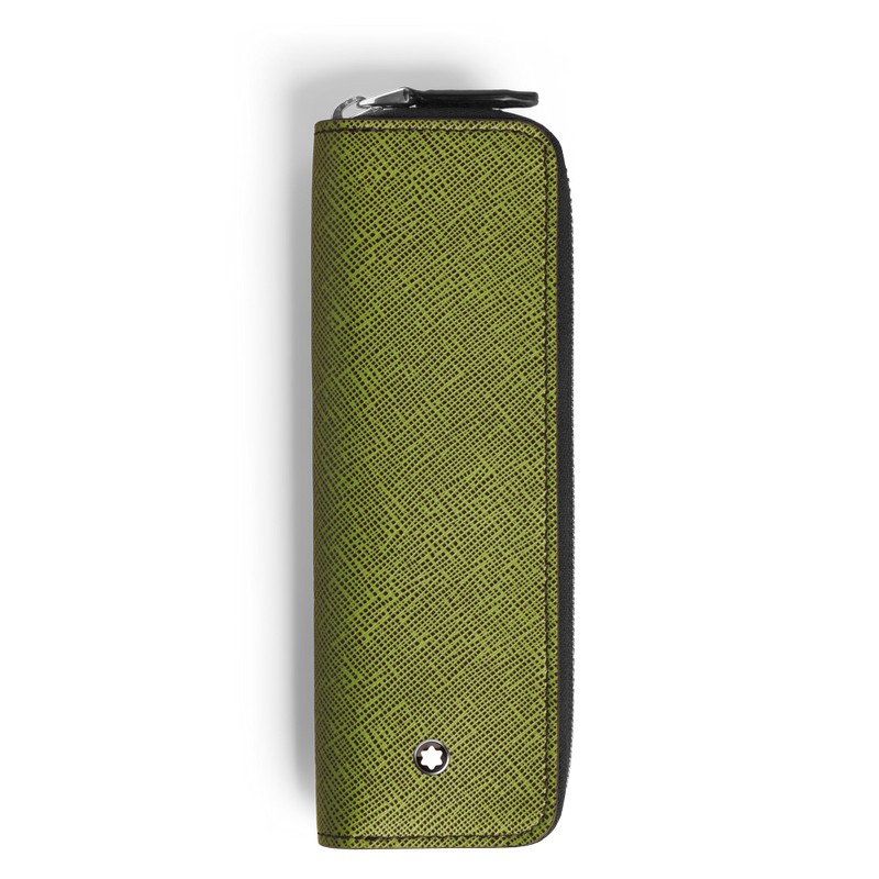Montblanc Sartorial Etui für ein Schreibgerät mit Reißverschluss Multilime/Cassis